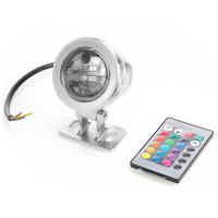 Luz De Inundación LED RGB 5/10W Impermeable Para Piscina Acuario Fuente Exterior Iluminación EU US Enchufe Spotlight Luz Submarina - details 5