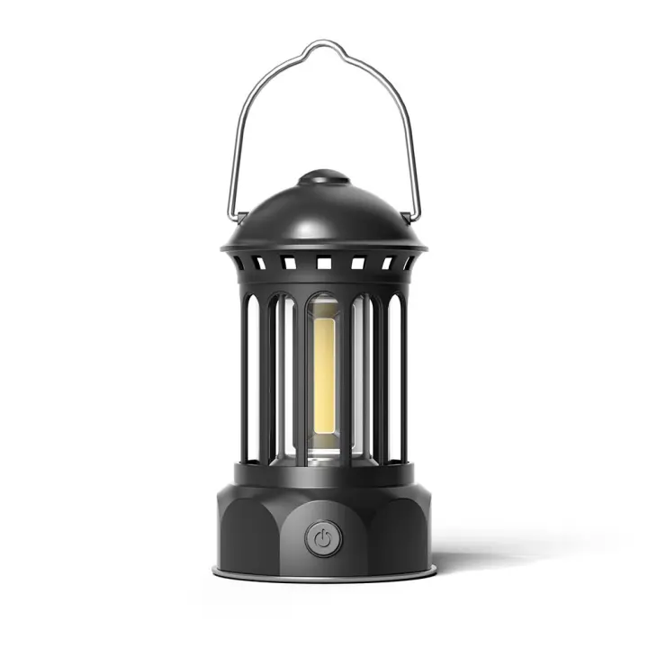 PORCHEDDU Luz de camping, Luz de camping LED vintage, Luz de camping recargable impermeable de emergencia COB - 1