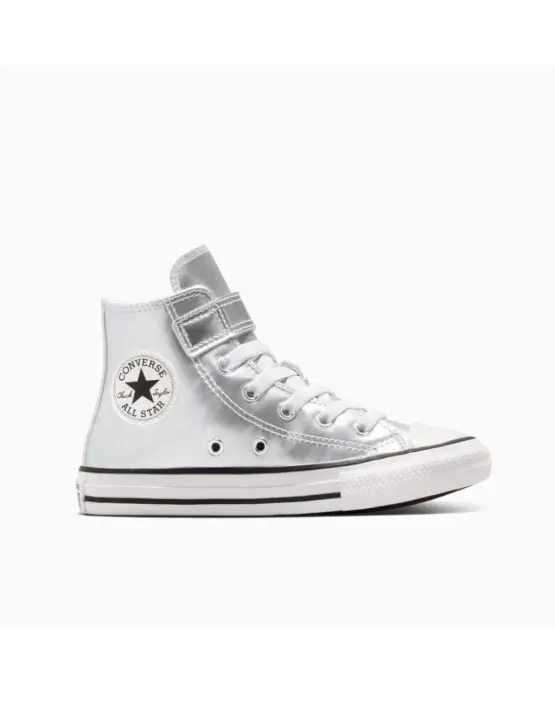 Zapatilla Converse AS Alta Metallic PS Plata - 1