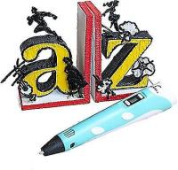 3d Printing Pen With Display Includes 3d Pen, 3 Starter Colors Of Pla Filament, Stencil Book  Projec - details 1