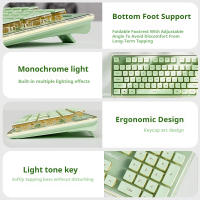 Teclado De Juego EWEADN V3 Con Cable Y Retroiluminación Silencioso De Tamaño Completo Compatible Con Windows/Laptop/PC/Mesa - details 5