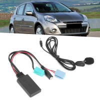 Cable De Audio Bluetooth 6Pin Adaptador AUX-IN Para Coche Con Micrófono Compatible Con Clio/Espace/Megane Accesorio De Automóvil - details 0