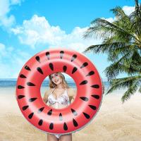 Flotador inflable para piscina, flotador inflable gigante para piscina con forma de sandía, flotador inflable para piscina con forma de fruta, anillo de natación para playa al aire libre de verano (120 cm) - details 4