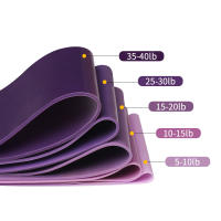 5pcs Bandas De Resistencia Elásticas Para Fitness Pilates Crossfit Ejercicio En Gimnasio Entrenamiento En Casa Yoga Deporte Bandas De Estiramiento - details 2