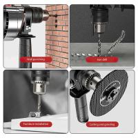Taladro Eléctrico Taladro de Impacto Multifunción Velocidad Variable Madera Metal Piedra Corte Hogar Pared Taladro Herramientas Eléctricas - details 10