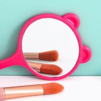 Espejo Cosmético Portátil Para Estudiantes Con Mango En Forma De Cabeza De Gato Dibujos Animados Espejo Decorativo Para Maquillaje - details 4