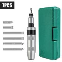Kit De Destornilladores Manuales De Impacto 7/12 PCS Portátil Y Reversible Para Reparación Doméstica Sin Cable Herramienta De Mantenimiento Con Varillas De Acero Cromo Vanadio - details 11