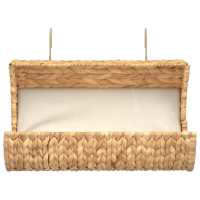 vidaXL Cama para gato con cojín de jacinto de agua 37x20x20 cm - details 2