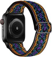 Correa De Tela Solo Loop Para Apple Watch Compatible Con Series 8 7 6 5 4 SE Adecuada Para Hombres Y Mujeres Disponible En Diferentes Colores - details 4