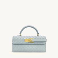 Bolso Bandolera De Cuero Sintético Tejido Keyla Para Mujer Con Correa Ajustable Estilo Bohemio Para Playa Diseñador - details 9