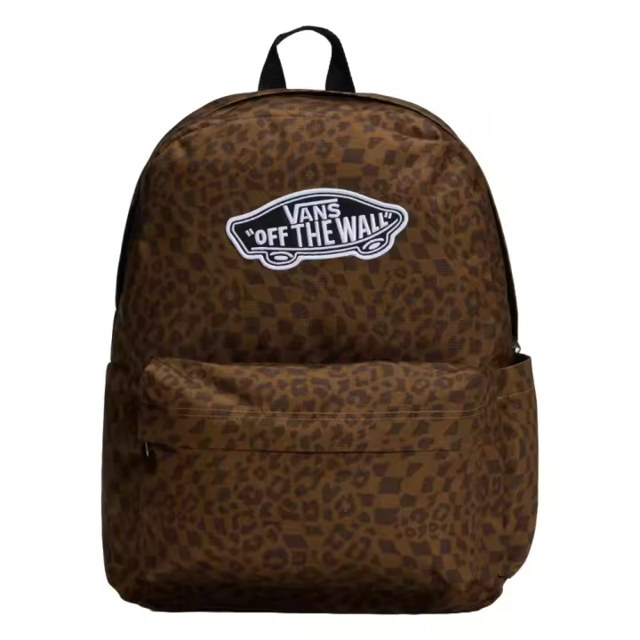 Mochila Vans Leopardo Old Skool Classic con Compartimento Interior - 1