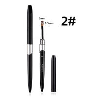 Cepillo De Uñas Kolinsky Sable 1PC Para Gel UV Acrílico Dibujo De Uñas Pincel Para Polvo Líquido Y Carving Pen DIY - details 1