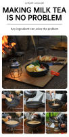 Juego De Cocina Para Camping Portátil Y Ligero Equipamiento De Picnic Al Aire Libre Con Olla Y Utensilios De Acero Inoxidable - details 6