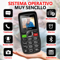 Funker C120 Classic - Teléfono Móvil para Personas Mayores con Botón SOS - Teclas Grandes y Volumen Alto -USB-C - Bateria 1000mAh - Pantalla Grande de 1,8 Pulgadas - Fácil de Usar - details 1