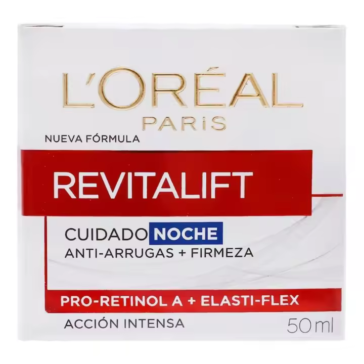 Revitalift Noche Loréal Paris Antiarrugas 50 Ml - Acción Profunda - 1