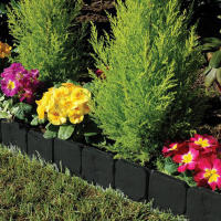 Borde De Jardín Efecto Piedra Fencing Para Paisaje Jardín Valla De Hierba Borde De Flores Eco-amigable Impermeable Plástico - details 6