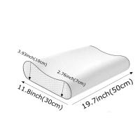 Almohada De Cuello 1pc Almohada De Memoria Espuma Para Relajación Del Cuello Y Hombros Contorno Almohada De Viaje Algodón 100% Forma De Ola - details 3