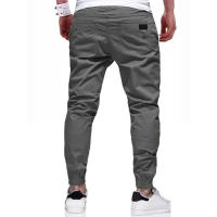 Nuevos Pantalones De Cargo Para Hombre Estilo Casual Color Sólido Talla Grande Joggers Tejidos Pantalones Rectos Para Deporte Y Ropa Casual - details 13