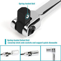 Llave De Fuerza Longitudinal 1/2'' Para Torque Con Barra De Actividad Y Mango De Dirección Fuerte Herramienta De Reparación Multifuncional De Acero Cr-V Antideslizante - details 5
