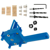 Juego De Agujeros En Bolsillo De Madera Toorise Guía De Perforación Para Carpintero Y Madera Localizador De Agujeros De Taladro - details 0