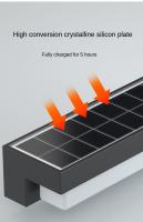 Lámpara De Pared Solar LED Para Jardín Exterior IP65 Impermeable Con Sensor De Movimiento Decoración Para Balcón Y Jardín Moderna - details 2