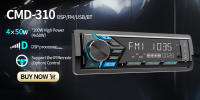 Reproductor De Música Para Coche Con Pantalla LED Y Controles Remotos USB FM Radio Tuner 1din AUX Input Bluetooth Y Pantalla LED - details 1