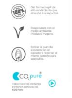 Plantillas Unisex Footgel Cross Gym - Protección de Impactos - Prevención de Lesiones - Transpirable y Antibacteriano - details 1