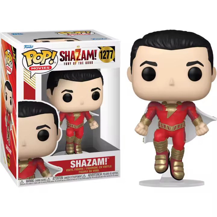 Figura Pop Dc Comics Shazam Fury Of The Gods Shazam-Figura de Vinilo Coleccionable - Idea de Regalo- Mercancia Oficial - Juguetes para Niños y Adultos - Movies Fans - Muñeco para Coleccionistas y Exposición - 1