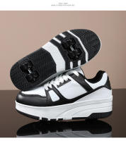 Zapatillas Casuales Para Niños Y Niñas Con Rodillos De Cuatro Ruedas Zapatos Deportivos Para Exterior Ajustables Y Transpirables Para Escolares - details 9