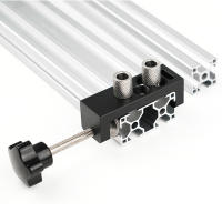 Localizador De Perforación Universal Para Perfiles De Aluminio Con Abrazadera Y Taladro De Contorno M6 Herramienta De Carpintería DIY - details 5