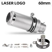 Accesorios De Motocicleta Universal En Acero Inoxidable Modificar Escape Project Muffler 51mm 60mm Para TNT125 GPR150 MT15 R25 XMAX125 250SR PCX - details 20