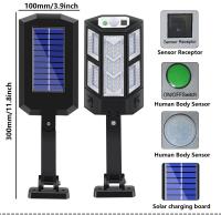 Lámpara Solar Exterior Potente 330000LM Nueva Actualización Con 3 Modos Luz LED Solar Para Jardín Y Calle Impermeable IP65 Control Remoto Sensor De Movimiento - details 4
