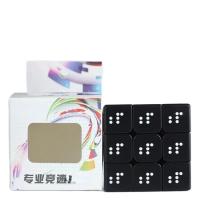 Cubo Mágico Braille Personalizado 3x3x3 Para Niños Juguete De Aprendizaje Temprano Ciencia Enseñanza Puzzle De Plástico Magnético - details 0