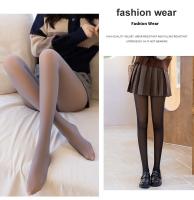 Pantimedias De Verano Y Otoño Para Mujer Cintura Alta Color Gris Falso Carne Transparente Medias De Invierno Y Primavera - details 16