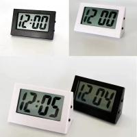 Reloj Digital Mini Pequeño Para Coche Escritorio Viaje Moderno LED Pantalla LCD Display Reloj Electrónico Para Hogar Y Oficina - details 2