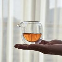 Jarrón De Té De Vidrio Doble Capa Resistente Al Calor 100ml/200ml Copa De Fair Mug Para Casa Sin Químicos De Interés Alto - details 3