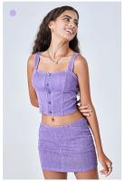 Deportivo Top Vaquero Mujer ajustado con almohadillas, push up y alta elasticidad - details 10