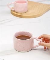 Taza De Café De Cerámica De 300ml Estilo Ins Forma De Corazón Con Mango Para Desayuno Leche Y Avena Regalo De San Valentín Universal Tamaño 9.3x7cm - details 8