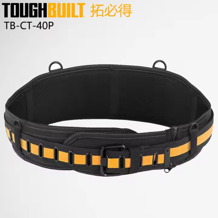 Cinturón TOUGHBUILT TB-CT-40P Profesional Con Almohadilla Y Hebilla De Acero Resistentes Soporte De Espalda Para Cintura De 81cm a 122cm Protección Gruesa - 1