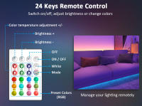 Nexillumi LED Strip Lights 1M-15M Luz De Fondo Para TV RGB Controlado Por APP Y Sincronizado Con La Música USB Powered Para TV De 22-85 Pulgadas - details 7