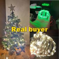 Luces De Cadena USB De Cobre Y Plata Para Decoración De Fiesta Navidad Boda Festival Y Wedding Guirnalda De Luces LED Impermeable Luz De Navidad Para Decoración DIY - details 5