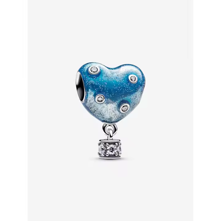 Charm Pandora Globo Aerostático Corazón Plata de primera ley 793595C01 - 1