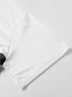 Camiseta deportiva de verano de manga corta con cuello redondo informal de talla grande para hombre, a juego con el color, a la moda para fitness - details 5