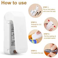 Vacuum Food Sealer Portátil Máquina De Empaque De Bolsas De Plástico Almacenamiento De Alimentos Snack Sellador De Alimentos - details 4