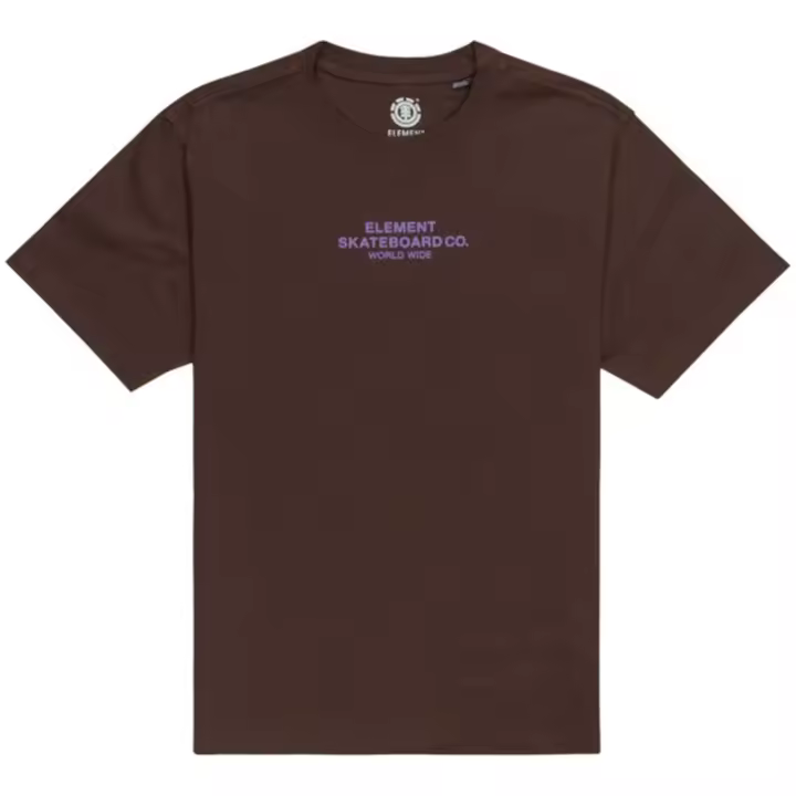 Camiseta de Manga Corta Element Skateboard Co Ksw0 para hombre en color marron - 1