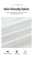 Sábana Ajustable De Color Sólido Premium Ultra Suave Tejido De Sateen Para Noches Cálidas Hipoalergénica Y Fácil De Limpiar Ropa De Cama - details 3