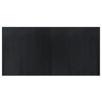 vidaXL Alfombra rectangular bambú 100x200 cm Color Negro,  Natural,  Marrón y mas Alfombras de área  Alfombra de Piso para Sala de Estar Dormitorio Habitación Salón - details 1