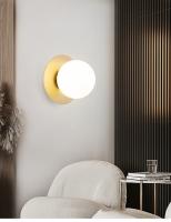Lámpara De Pared Moderna Y Minimalista Para Dormitorio Y Sala De Estar Lujo Nordico Para Pasillo Y Escalera Luz Diaria LED Incluida Instalación En La Pared - details 0