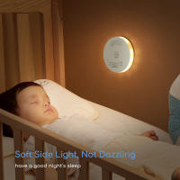 Aigostar 2 Piezas Luz Nocturna Infantil con Sensor de Luz, 3 Colores Temperatura Luz Noche LED, Luz Quitamiedos Infantil para Habitación de Niños, Baño, Pasillo, Cocina, Escaleras, Blanco Cálido - details 4
