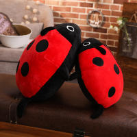 Muñeco De Peluche Kawaii Ladybird Suave Y Cálido Muñeco De Ladybug Para Decoración De Habitación Regalo De Cumpleaños Y Navidad Para Niños - details 10